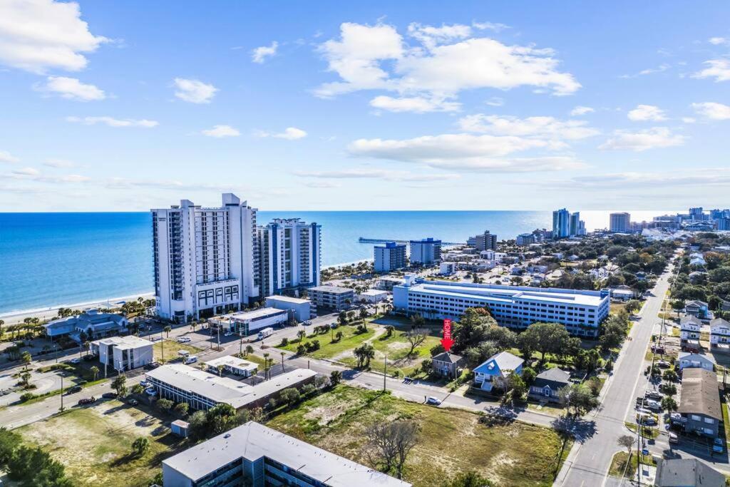 Dazzling Centrally Located Ocean View W 2 Kings, Huge Private Yard, 2 Decks, Firepit, Bbq Myrtle Beach Exterior foto