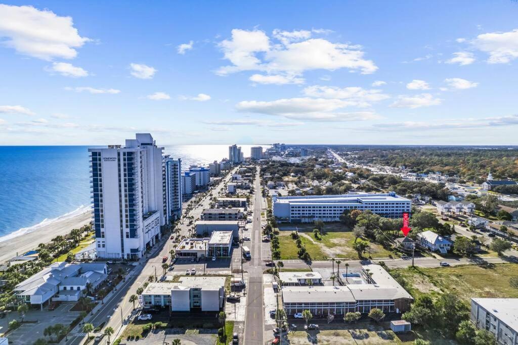 Dazzling Centrally Located Ocean View W 2 Kings, Huge Private Yard, 2 Decks, Firepit, Bbq Myrtle Beach Exterior foto