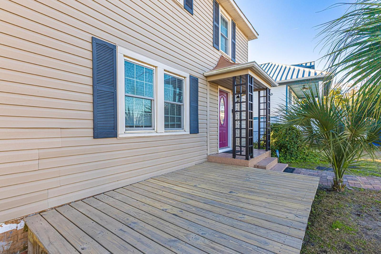 Dazzling Centrally Located Ocean View W 2 Kings, Huge Private Yard, 2 Decks, Firepit, Bbq Myrtle Beach Exterior foto