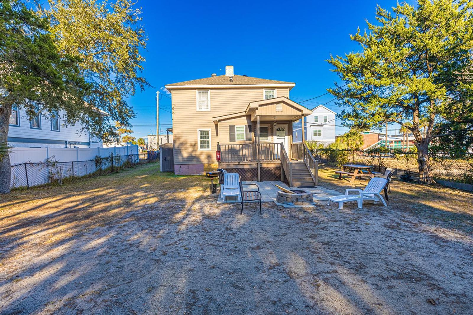Dazzling Centrally Located Ocean View W 2 Kings, Huge Private Yard, 2 Decks, Firepit, Bbq Myrtle Beach Exterior foto